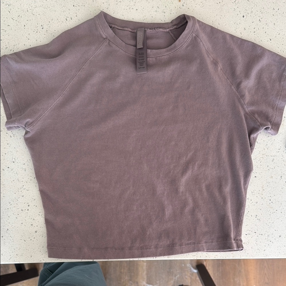 Skims raglan crop in amythest (final sale shop closes 5.1)